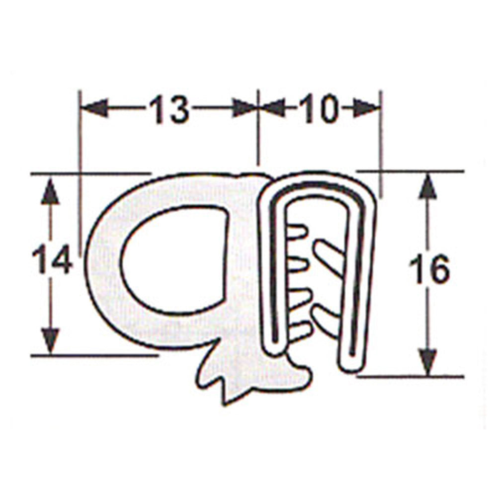 Red Cat - Pinchweld 055 Side Bulb 5mtr | REPINCH60055RC