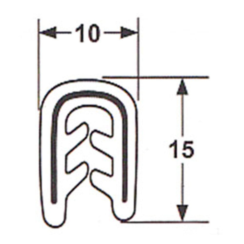 Red Cat - Pinchweld 020 Edge Protect 5mtr | REPINCH66-020RC