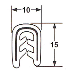 Red Cat - Pinchweld 020 Edge Protect 5mtr | REPINCH66-020RC