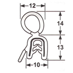Red Cat - Pinchweld 005 Top Bulb 5mtr | REPINCH66005RC