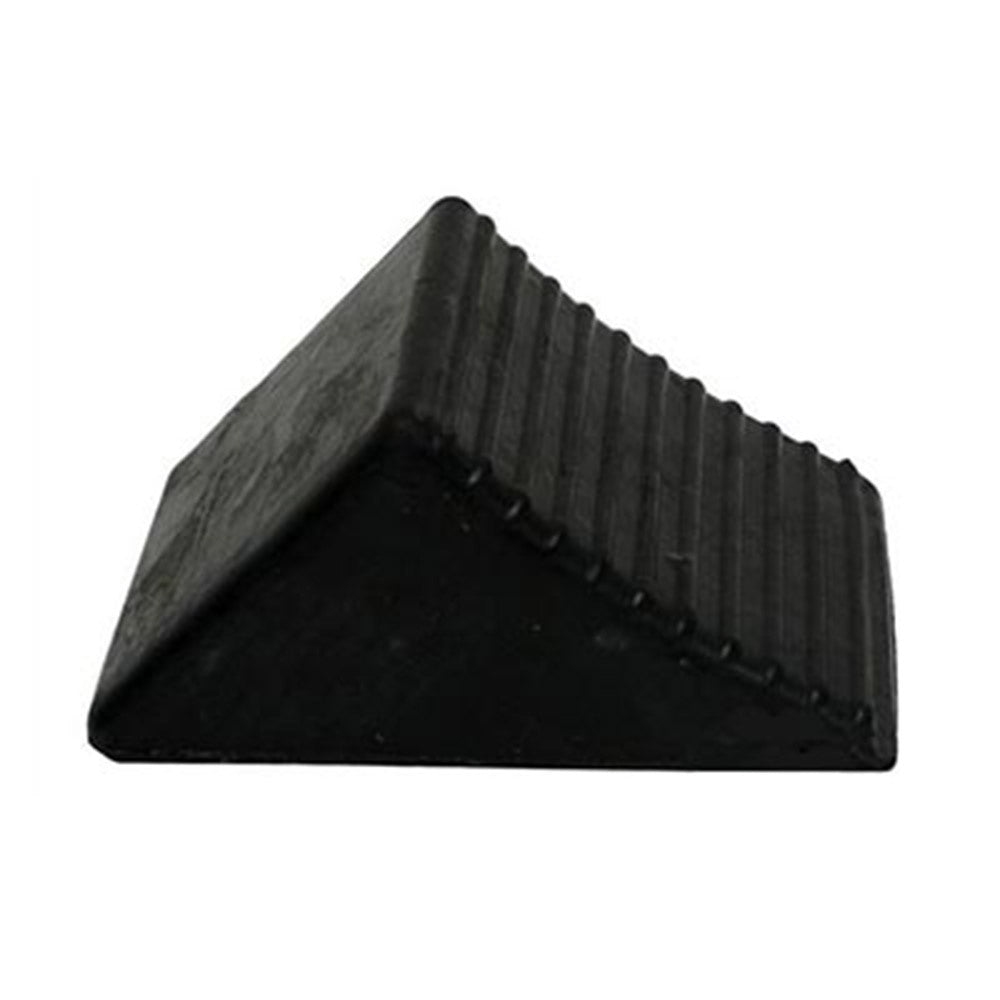 Red Cat - Wheel Chock Black Rubber 200 mm | REWHEELCHOCKBLSRC