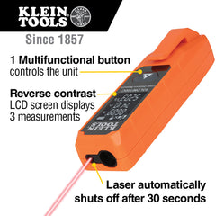 Klein Tools - COMPACT LASER DISTANCE MEASURE | A-93LDM100C