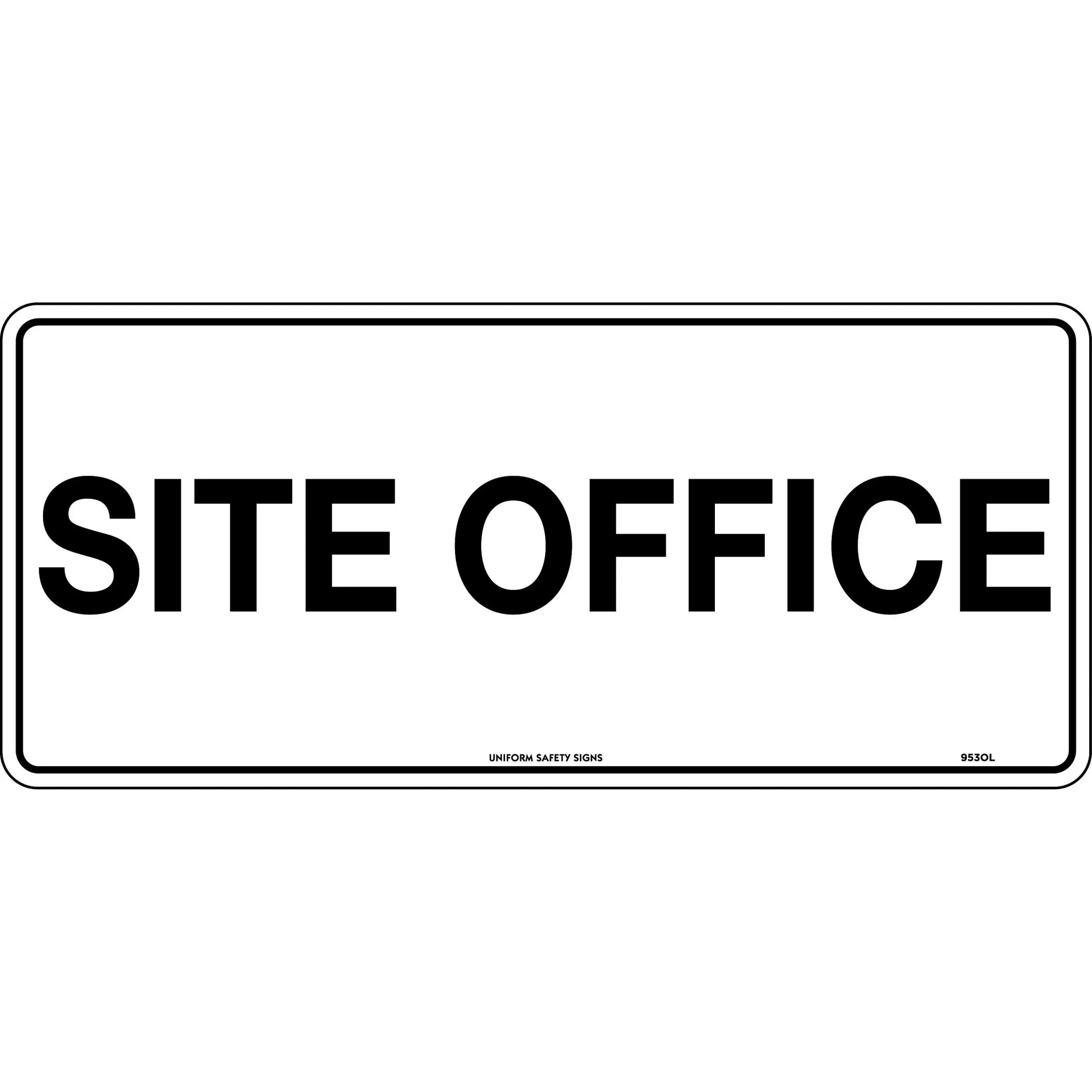 Uniform Storage Signage Uniform Safety Signs - 450x200mm - Poly - Site Office | () | Uniform ...