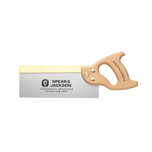Spear & Jackson Saw Tenon Brass Backed Workhorse 250mm 15Ppi