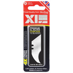 Sterling Xl Premium Silver Concave Blades (X10)