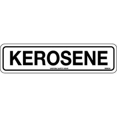 Uniform Safety Signs - 200x50mm - Self Adhesive - Pkt of 4 - Kerosene | 998OA