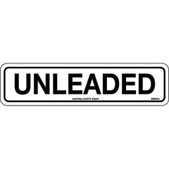 Uniform Safety Signs - 200x50mm - Self Adhesive - Pkt of 4 - Unleaded | 999OA