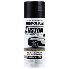Rust-Oleum  - Custom Lacquer Matt Black - Spray 311g | 376135