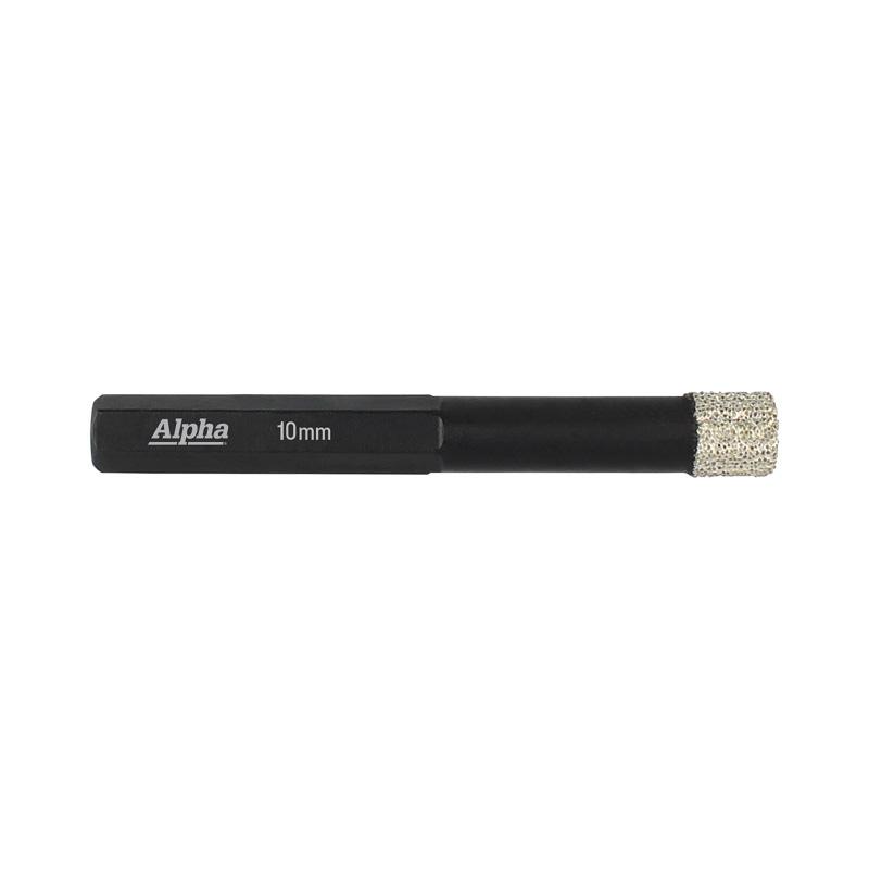 Alpha 10Mm Wax Filled: Diamond Core Bit |9Dcd100