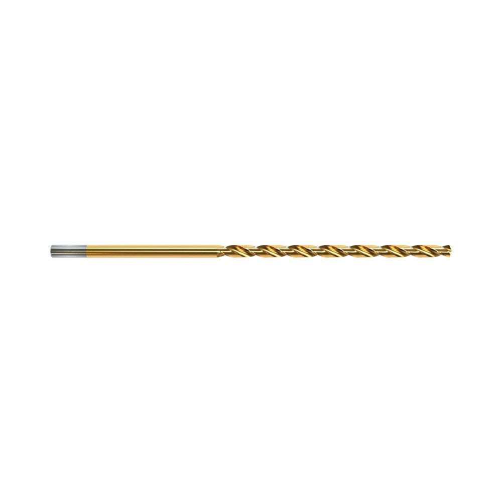 Alpha - (4.37mm) Long Series Drill Bit - Gold OAL 146mm) Bulk 10 Pack