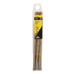 Alpha - 1/4" (6.35mm) Long Series Drill Bit - Gold OAL 158mm) Bulk 10 Pack