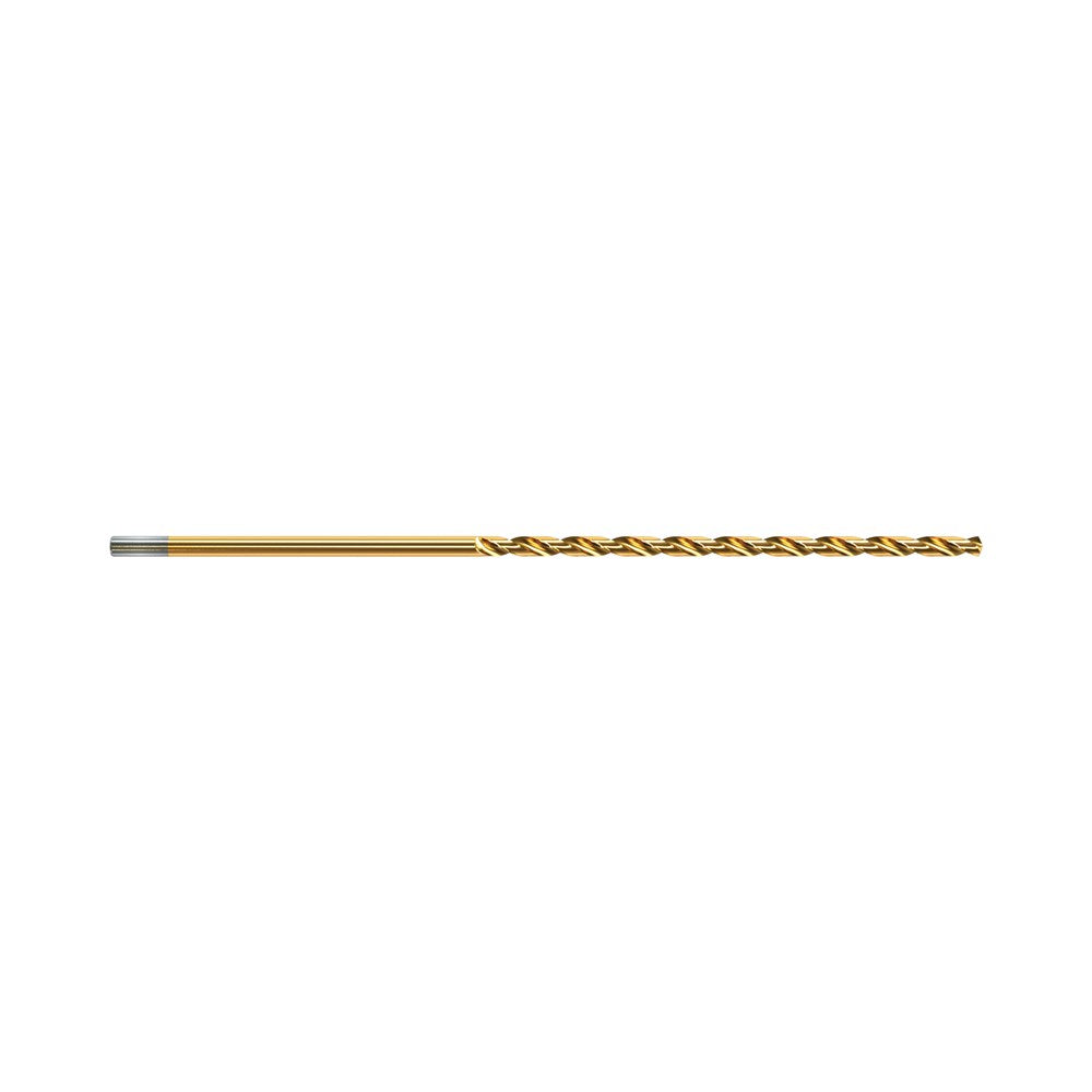 Alpha - 3.0mm Long Series Drill Bit - Gold OAL 130mm) Bulk 10 Pack