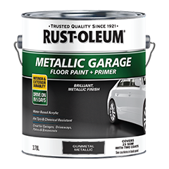 Rust-Oleum  - Concrete & Garage Floor - Metallic Gunmetal 3.78L | 374275