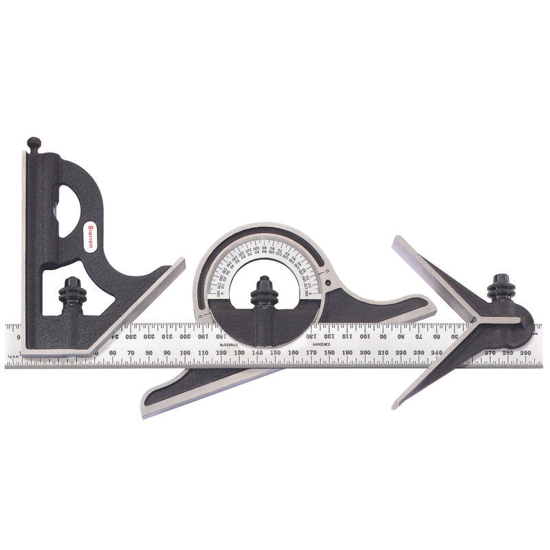 Starrett - Combination Set W/cast Iron Head 300mm Metric | 9M-300