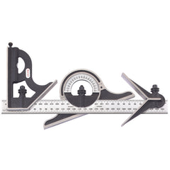 Starrett - Combination Set W/cast Iron Head 300mm Metric | 9M-300