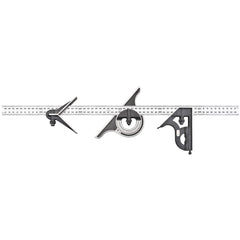 Starrett - Combination Set w/Cast Iron Head 600mm Metric | 9M-600