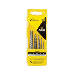 ALPHA 5 Piece Screw Extractor Set No.1 - 5,