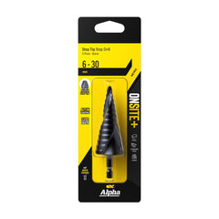 Alpha - 6-30mm Onsite Plus Step Drill - Spiral Flute