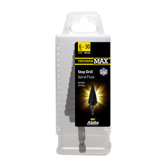 ALPHA ThunderMax Step Drill Spiral Flute 6-30mm Metric 1/4in Impact Shank