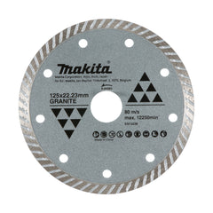Makita Diamond Blade Turbo Rim 125mm  Long Lasting Performance | | A-84062
