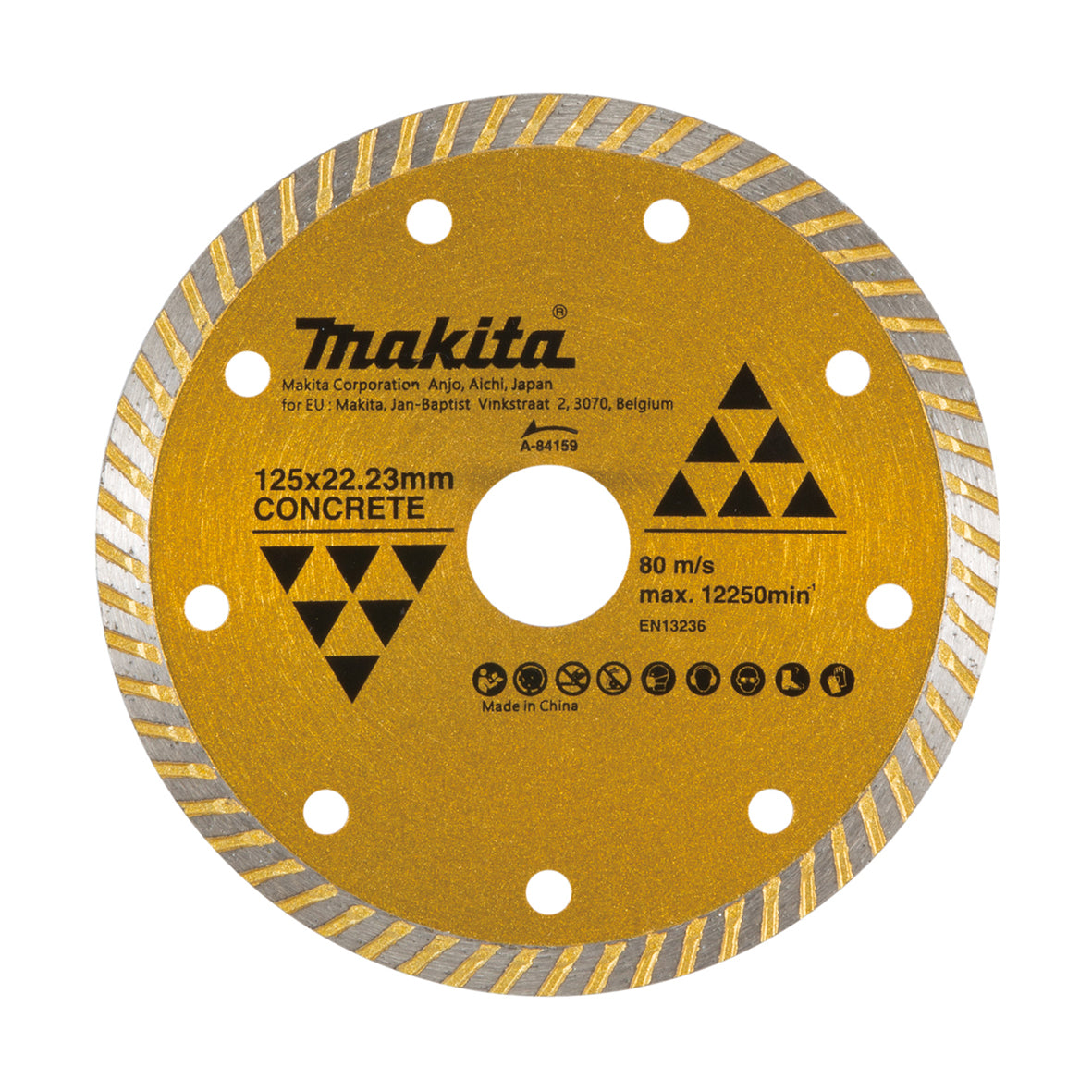 Makita Turbo Rim Diamond Blade 125mm  Built for Performance | SKU A-84159