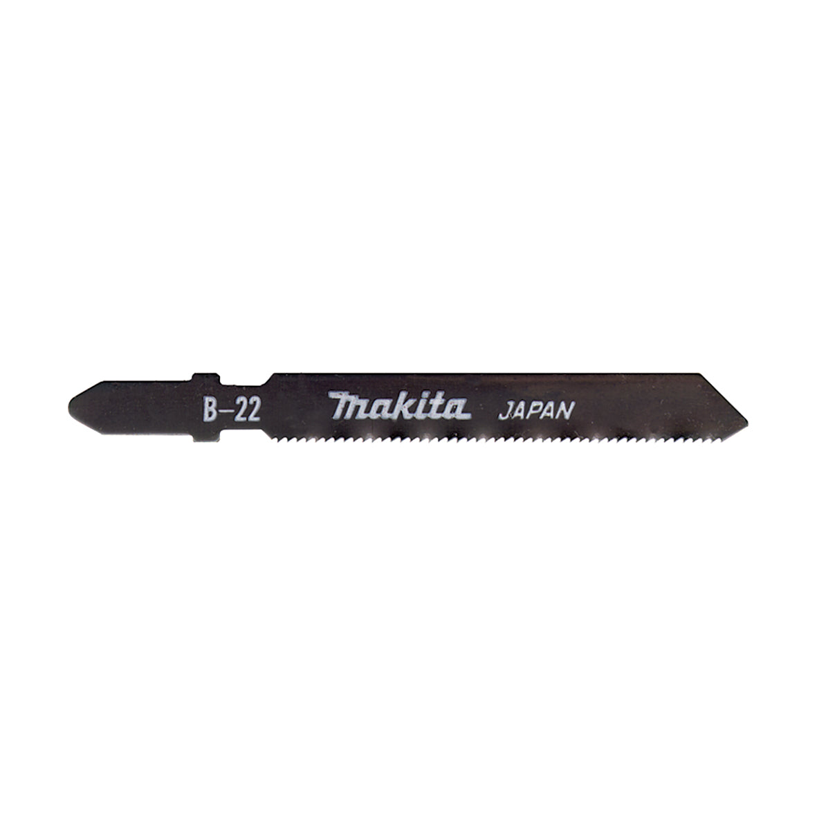 Makita Jig Saw Jigsaw Blade B-52 - Bayonet Type - 5Pk Bi-M 5.5-9.8Tpi / Fine Cut / Wood 5-50mm / Alu 3-35mm / Metal 3-8mm | SKU B-06482