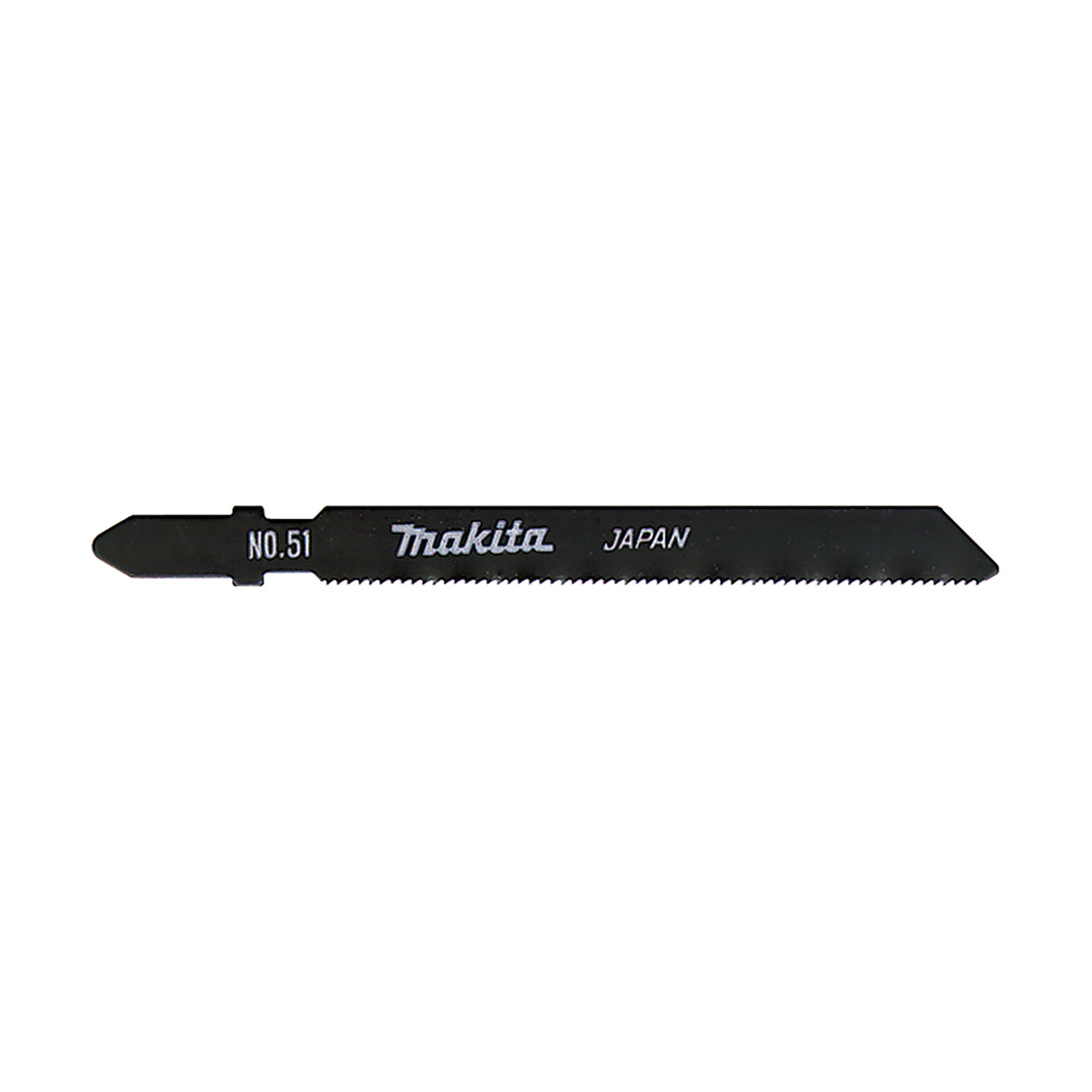 Makita Jig Saw Jigsaw Blade B-27 - Bayonet Type - 5Pk Hss 24Tpi / Fine Scroll Cut / Alu 1-3mm / Metal & S/Steel 1-3mm  | SKU  A-85787