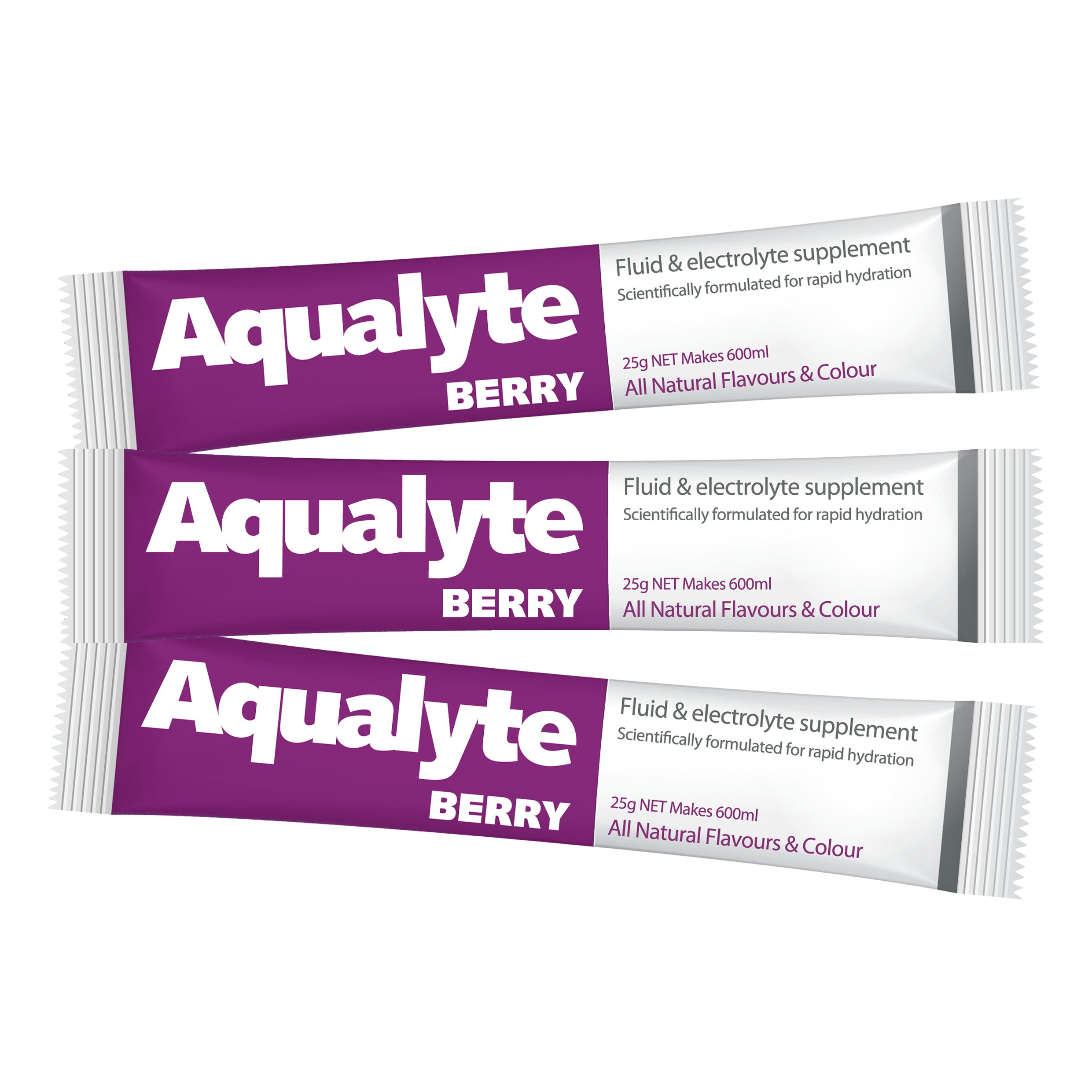 Aqualyte Electrolyte Powder Berry Flavoured Sachets 25g x 250 | A-B25G250L