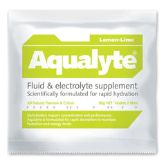 Aqualyte Electrolyte Powder Lemon Lime Flavoured Sachets 80g x 100 | A-L80G100L