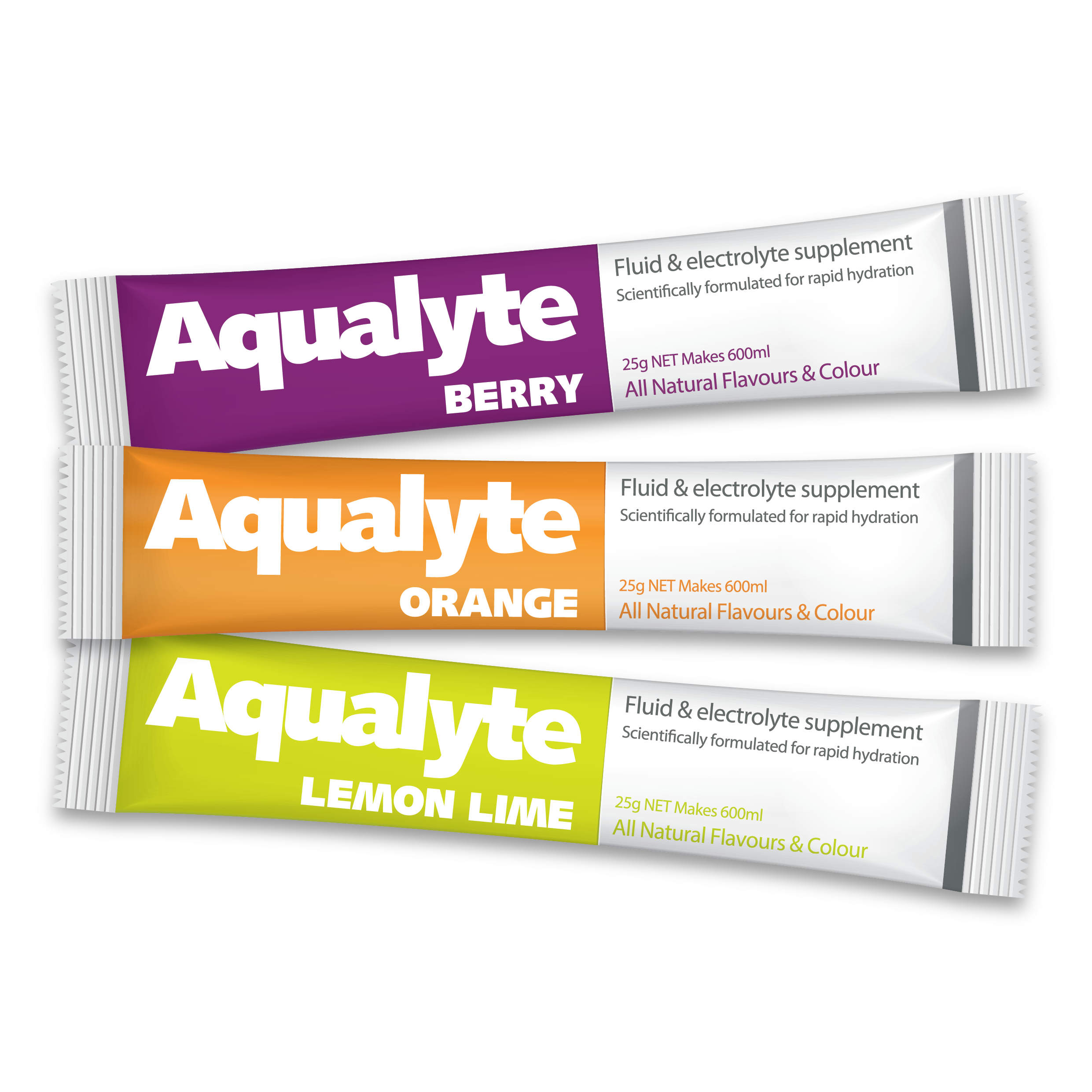 Aqualyte Electrolyte Powder Mixed Flavour Sachets 25g x 50 | A-M25G50S