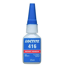 Finer Power Transmissions - Loctite Instant Adhesive - High Viscosity - Ethyl Based - 25ml Bottle | 416-025ML/LOCTITE