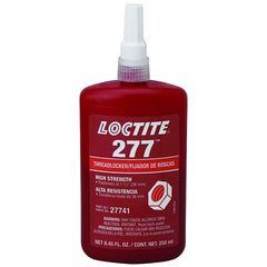 Finer Power Transmissions - Loctite Threadlocker - High Strength - Chemical Resist - Red - 250ml Bottle | 277-250ML/LOCTITE