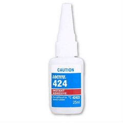 Finer Power Transmissions - Loctite Instant Adhesive - Medium Viscosity - EPDM/SBR Rubber - 25ml Bottle | 424-025ML/LOCTITE
