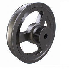 Aluminium V-Belt Pulley 12" PCD 1 Groove B Section 1/2" Bore | 12-1B-1/2