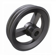 Aluminium V-Belt Pulley 12" PCD 2 Groove B Section 1/2" Bore | 12-2B-1/2