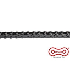 KCM Nickel Plated ASA Roller Chain 5/8" (ASA 50-1) Simplex Premium - 10FT Box - Price Per Foot | 50-1N/KCM