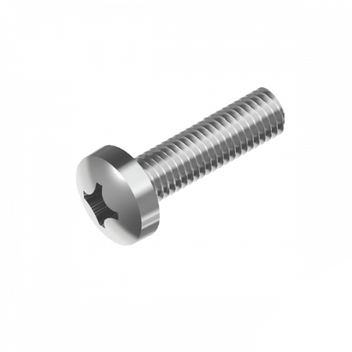 Bremick - SS302 Machine Screw Pan Phillips M2 x 12mm (Box of 100)