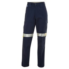 Worksense - Trouser Cargo Cot Mid Wt Ast Navy 107 Stout | OW0008333NNS107