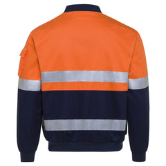 Worksense - Jacket Kiandra Rw Cot Nyl Zip Orange/Navy Size 2XL | OW9186542ONR2XL