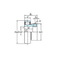 Bearing FYH WIR UEL205-014 w/ Eccentric Collar (7/8 Inch) | NA205-14/FYH