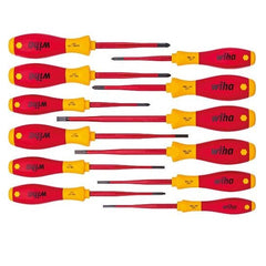 Precision Specialty Tools - SCREWDRIVER INSULATED 1000V AC 12PC SOFT FINISH WIHA | 41003(3201K12)