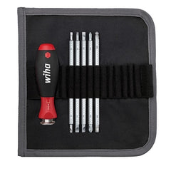 Precision Specialty Tools - SCREWDRIVER SET REVERSIBLE SYSTEM 6 HANDLE & 5 BLADES  WIHA | 27715(281T6)