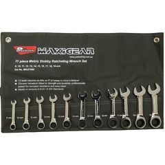 Precision Specialty Tools - WRENCH RATCHETING STUBBY AF SET OF 7 MAXIGEAR | MGS7089