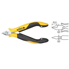 Precision Specialty Tools - PLIERS DIAGONAL CUTTER ESD EXTRA NARROW 115mm WIHA | 26814(Z40404)