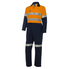 Worksense - Overall Cot Light Wt Ls Rt1 Orange/Navy 97 Stout | WS9186124ONS097