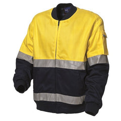 Worksense - Jacket Kiandra Rw Cot Nyl Zip Yellow/Navy Size 5XL | OW9186542YNR5XL
