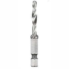Precision Specialty Tools - COMBINATION DRILL & TAP M6 X 1.0 PITCH 1/4 HEX | CDT6M