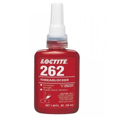 Finer Power Transmissions - Loctite Threadlocker - High Strength - MIL-Spec - Red - 250ml Bottle | 262-250ML/LOCTITE