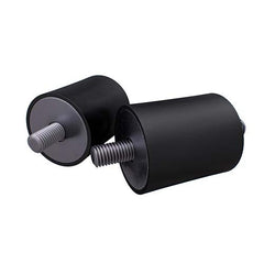 Cylindrical Rubber Mount 75mm x 55mm Male-Male 55 Shore (M12x1.75Px37L) | F75X55-B1