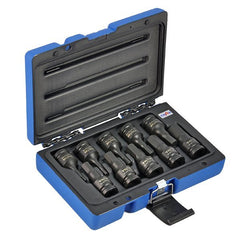 Trax - 10pc - 10-Piece 1/2" Drive Imperial Impact Hex Bit Socket Set | ARX-IBS40010HS